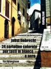 24 cartoline colorate  per tasti in bianco e nero