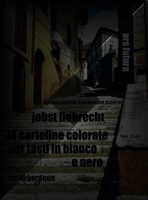 24 cartoline colorate  per tasti in bianco e nero